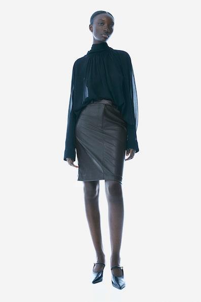 Knee-Length Pencil Skirt Product Image