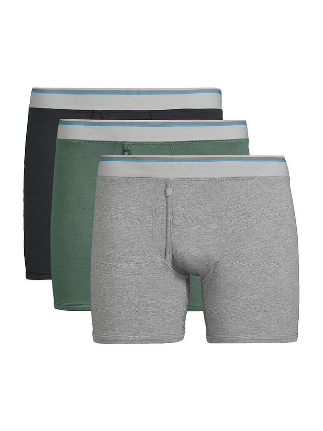 Mens 18-Hour Jersey 3-Pack Boxer Brief Product Image