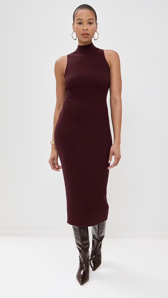 Sablyn Mock Neck Fitted Dress | Shopbop Product Image