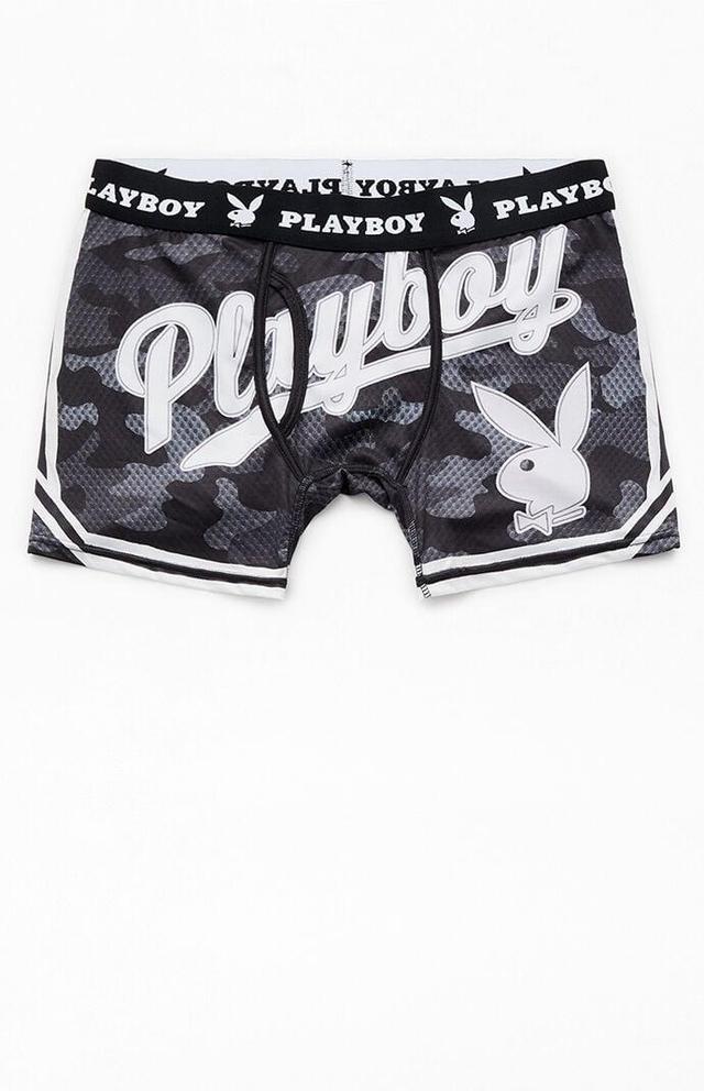 Playboy By PacSun Men's Camo Varsity Boxer Briefs - Product Image