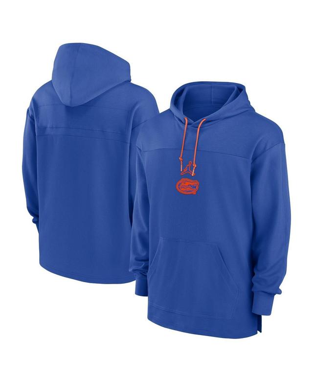 Nike Mens Royal New York Giants Sideline Jersey Performance Pullover Hoodie Product Image