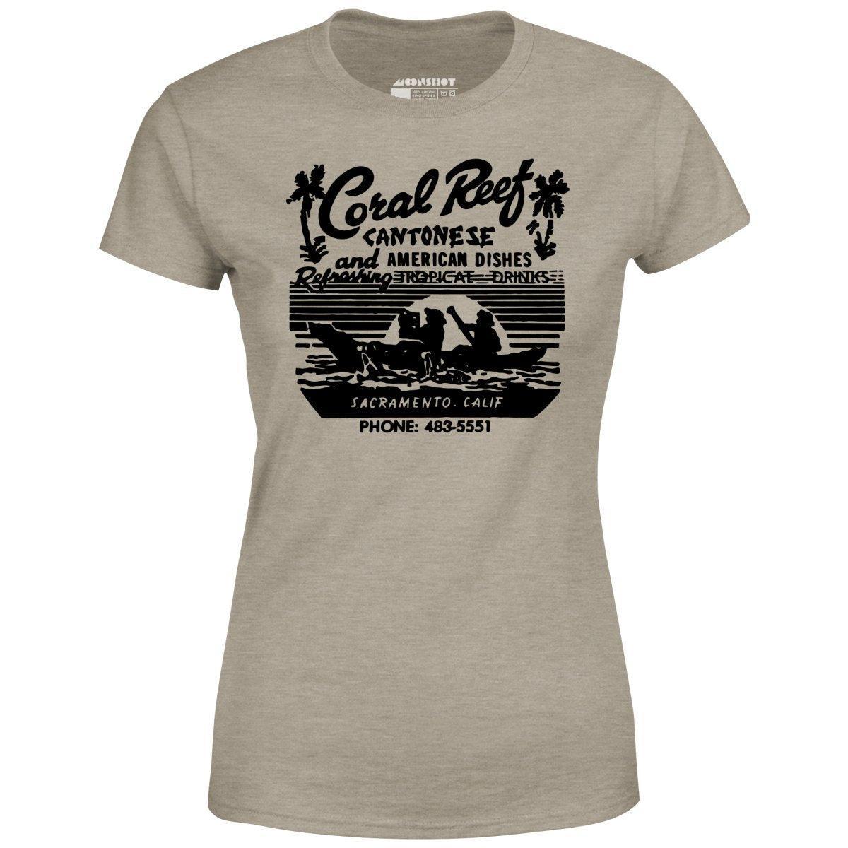 Coral Reef v2 - Sacramento, CA - Vintage Tiki Bar - Women's T-Shirt Female Product Image