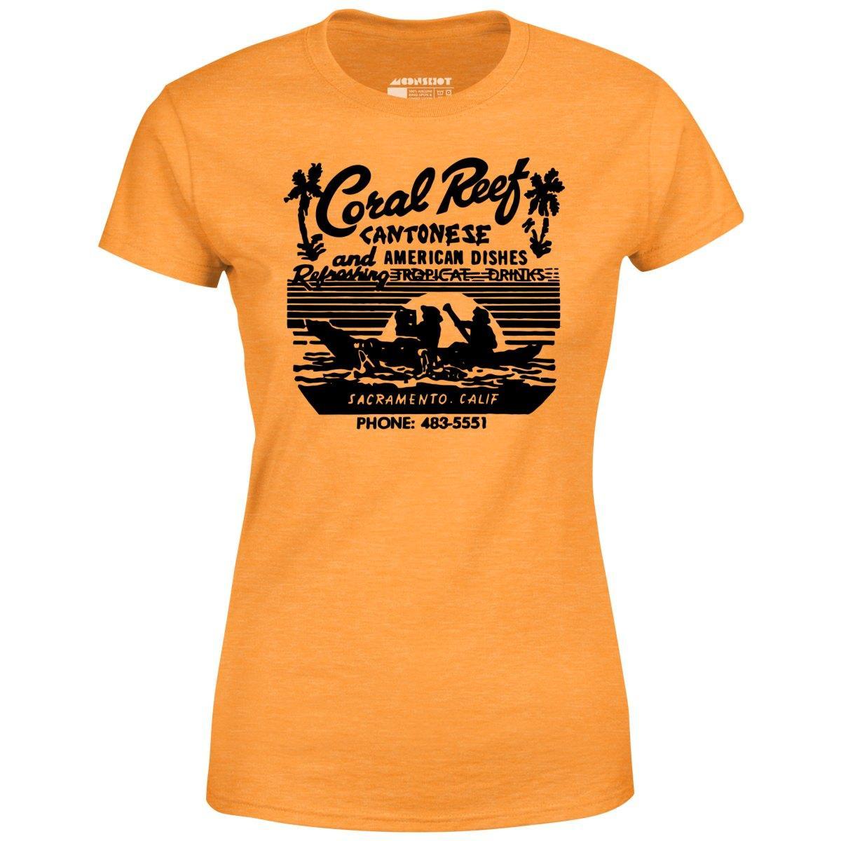 Coral Reef v2 - Sacramento, CA - Vintage Tiki Bar - Women's T-Shirt Female Product Image