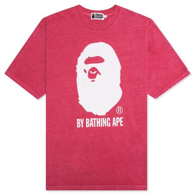 Overdye By Bathing Ape Relaxed Fit Tee - Pink Male Product Image