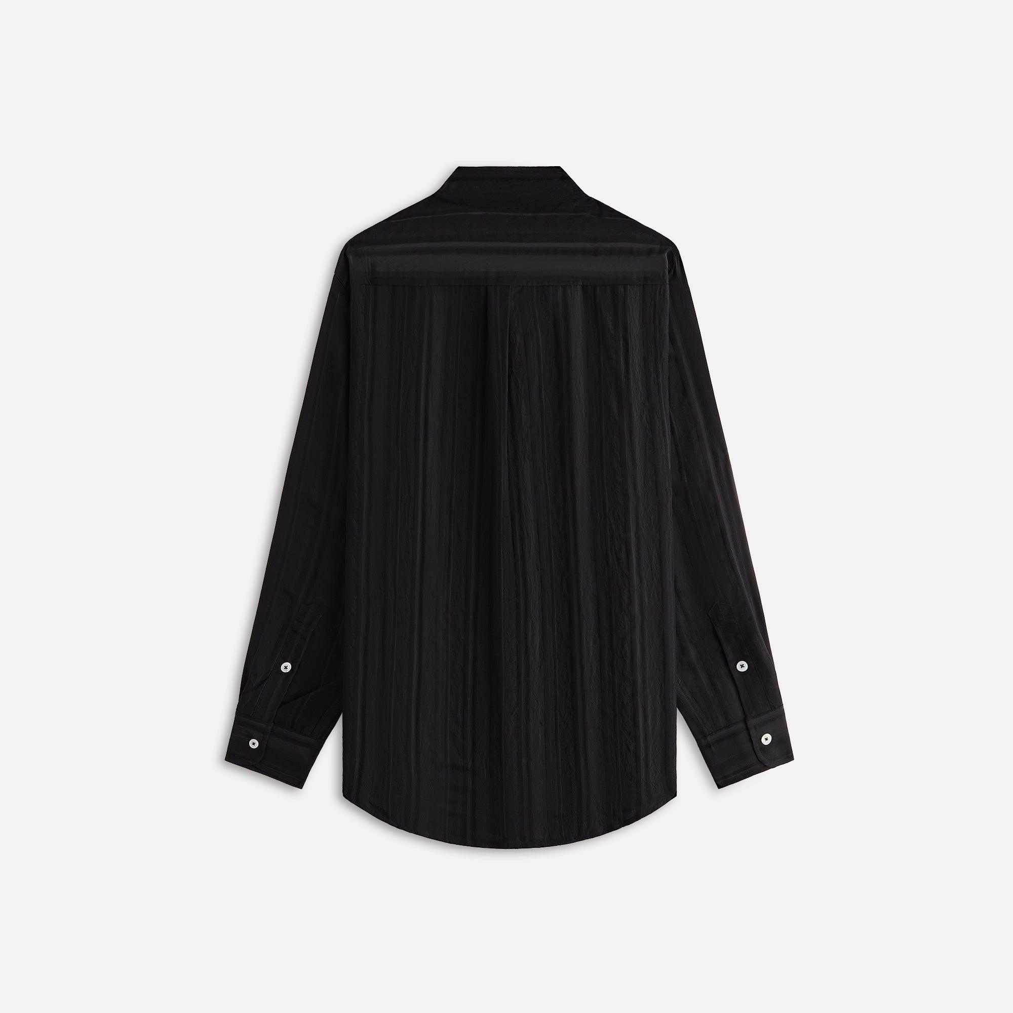 Kith Women Ora II Sheer Stripe Shirt - Black Female Product Image