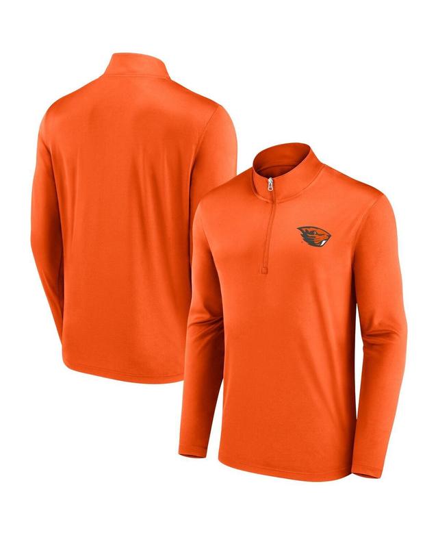 Mens Fanatics Orange Oregon State Beavers Underdog Mindset Quarter-Zip Top Product Image