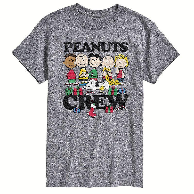 Mens Peanuts Crew Tee Med Grey Product Image