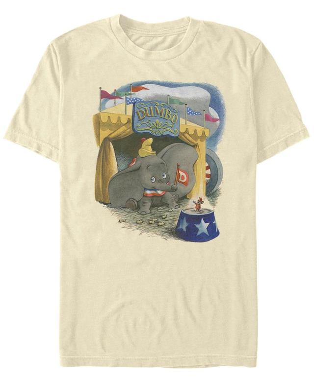 Mens Disney Dumbo Timothy Circus Tent Vintage Portrait Tee Product Image