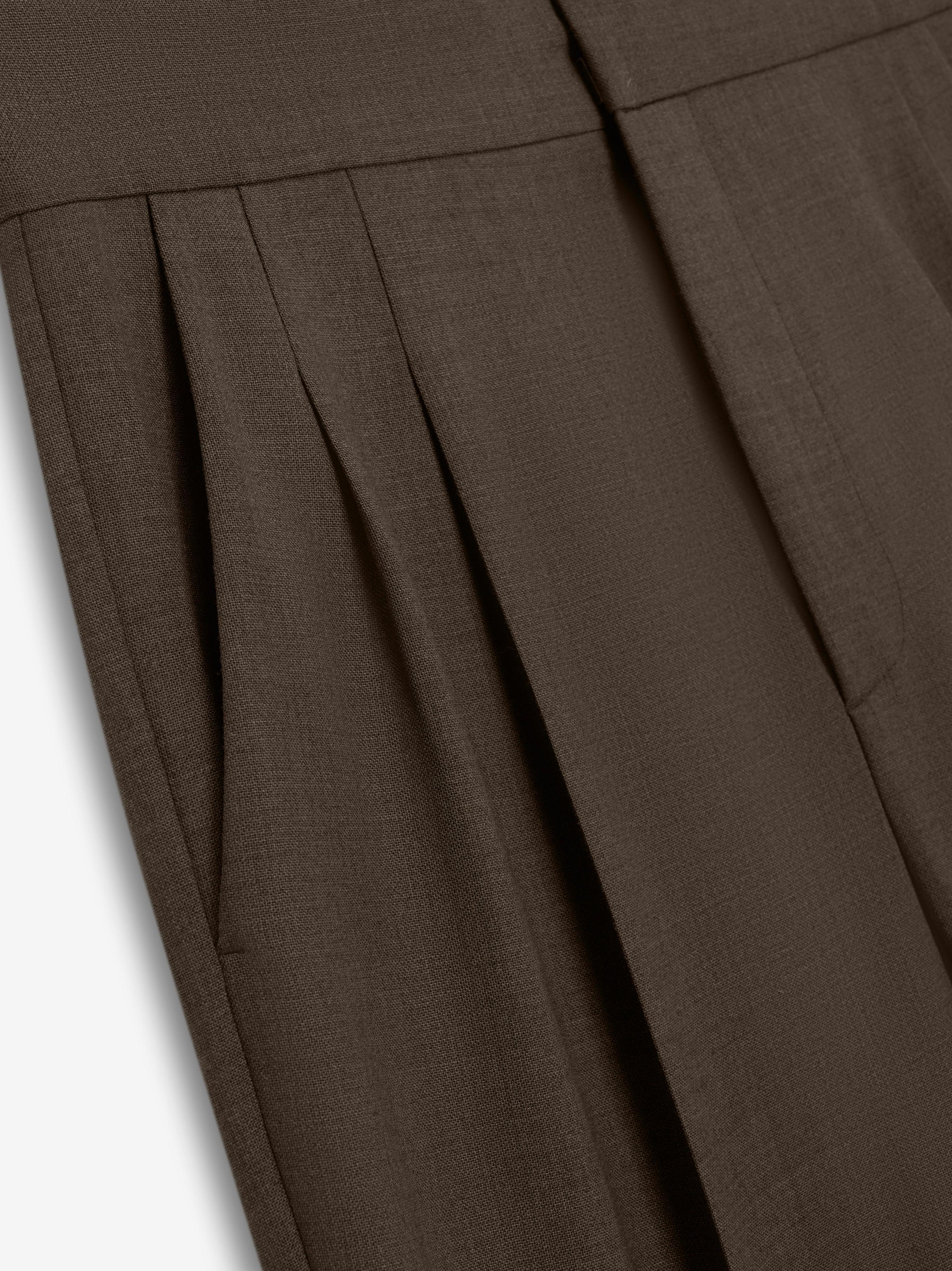 Wool Canvas Tapered Trouser Product Image