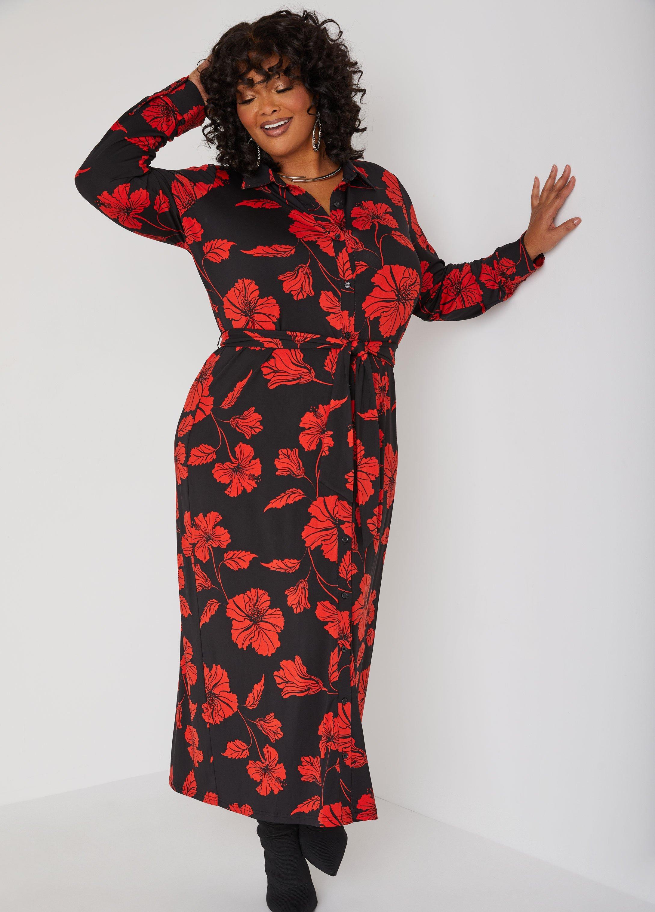 Floral Maxi Shirtdress Product Image