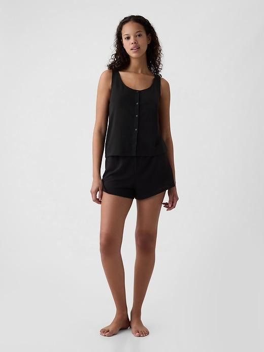 Linen-Blend PJ Tank Top Product Image