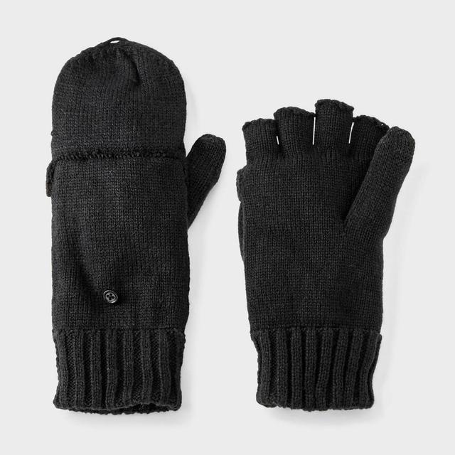 Mens Covertible with Fleece Flip Top Mittens - Goodfellow & Co One Size Fits Most Product Image