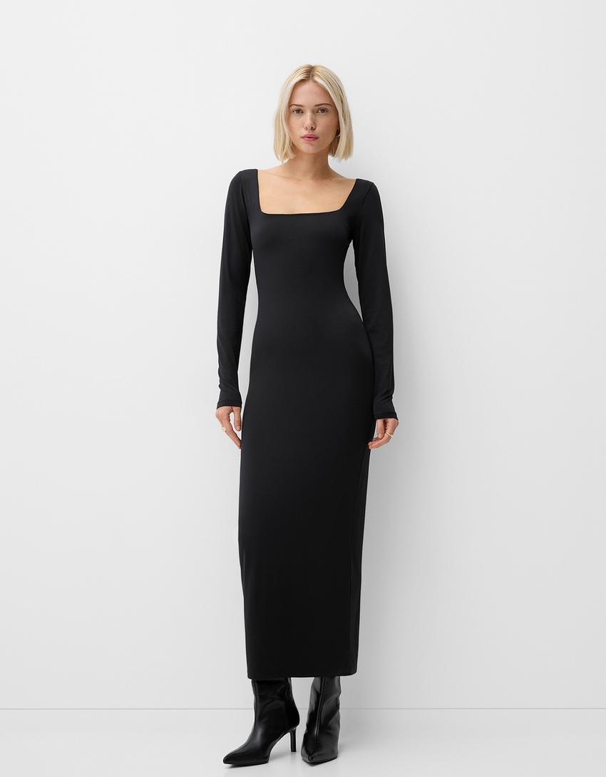 Long sleeve midi dress product image