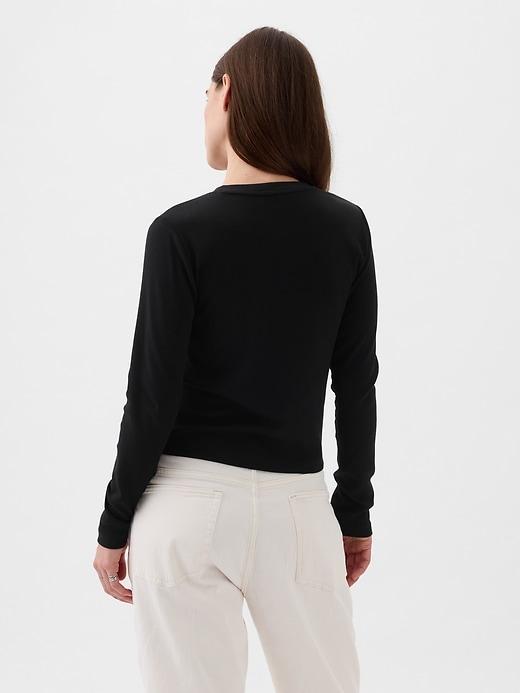 Modern Rib Cardigan Shirt Product Image