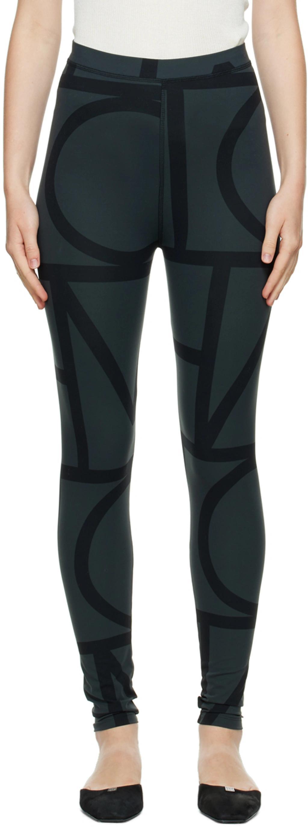 Toteme Monogram Leggings In Black Monogram product image