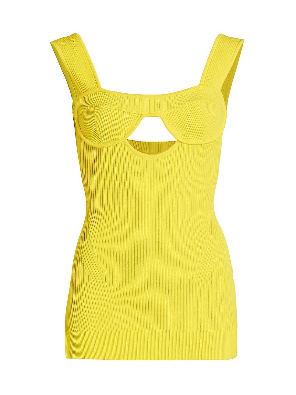 Womens Fezco Rib-Knit Tank Top product image