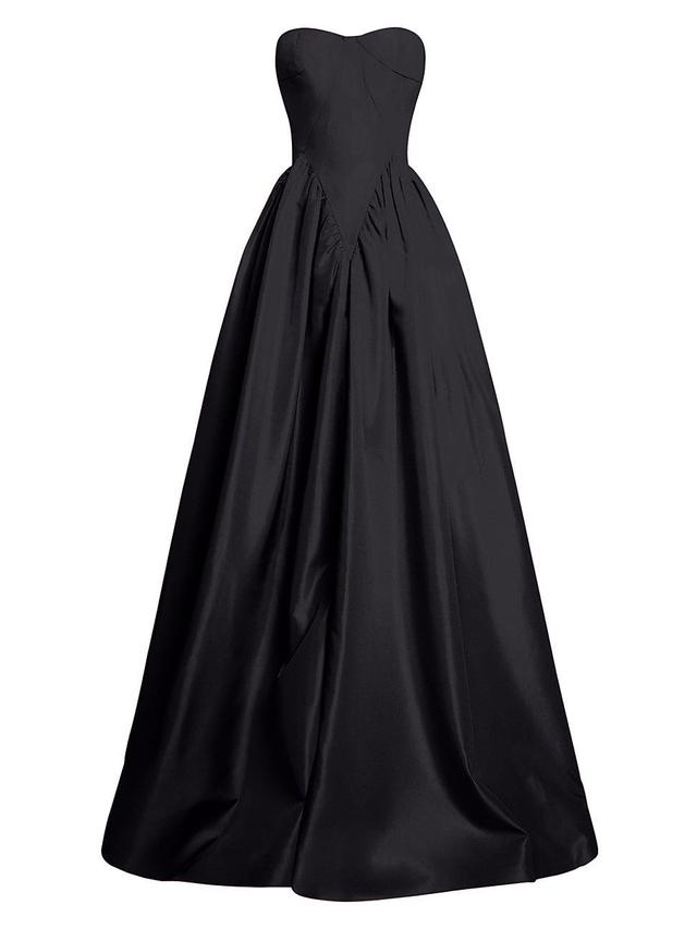 Womens Taffeta Drop-Waist Gown Product Image