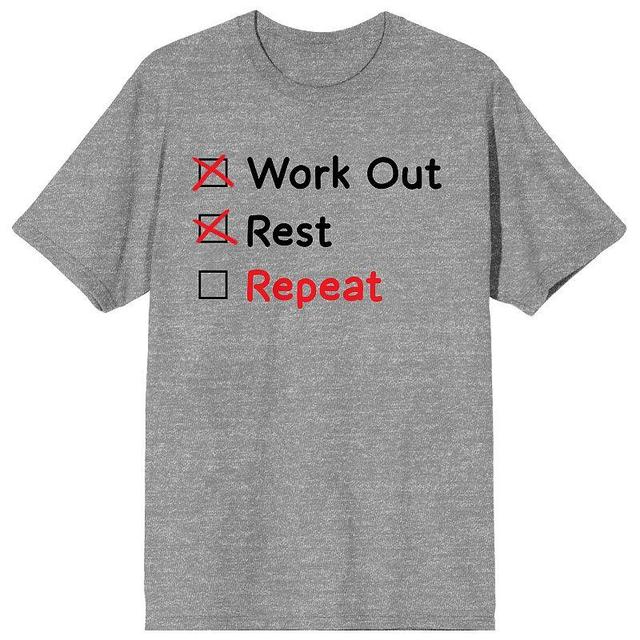 Mens Gym Culture To Do List Tee Product Image