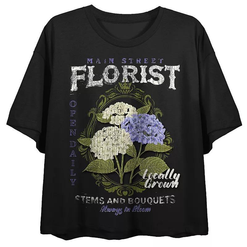 Juniors Main Street Florist Locally Grown Graphic Tee, Womens product image