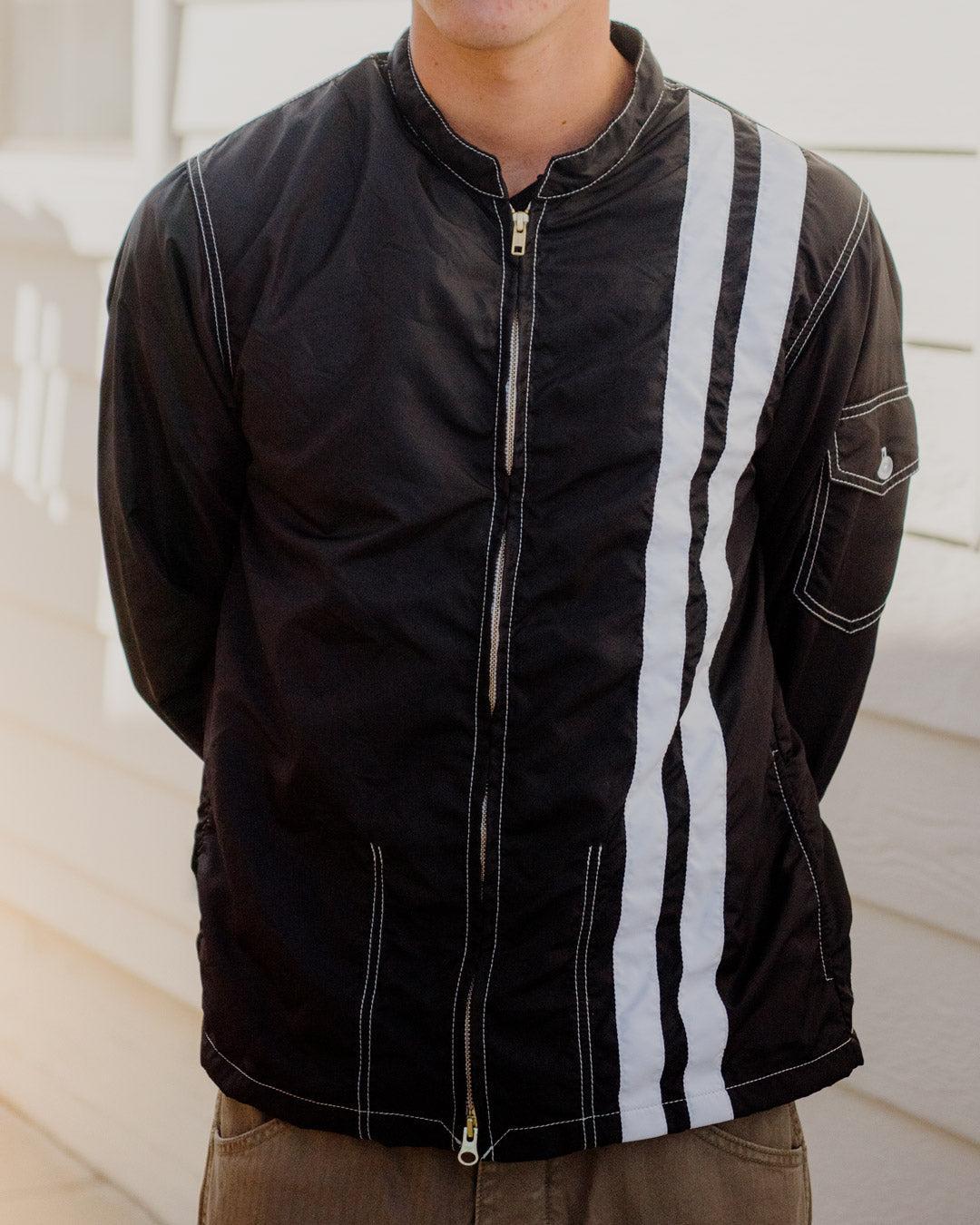 Racing Jacket - Black/White Male Product Image