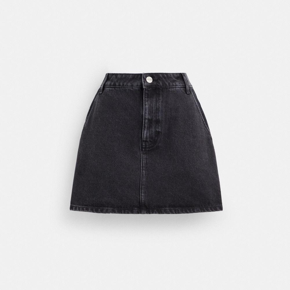 Denim Skirt In Organic Cotton Product Image