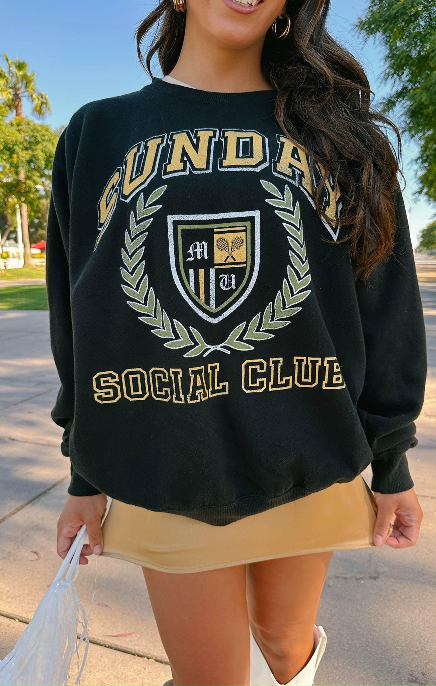 Stanley Sweatshirt ~ Sunday Social Graphic Product Image