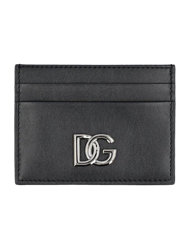 Logo Card Holder Accessories In Black Product Image