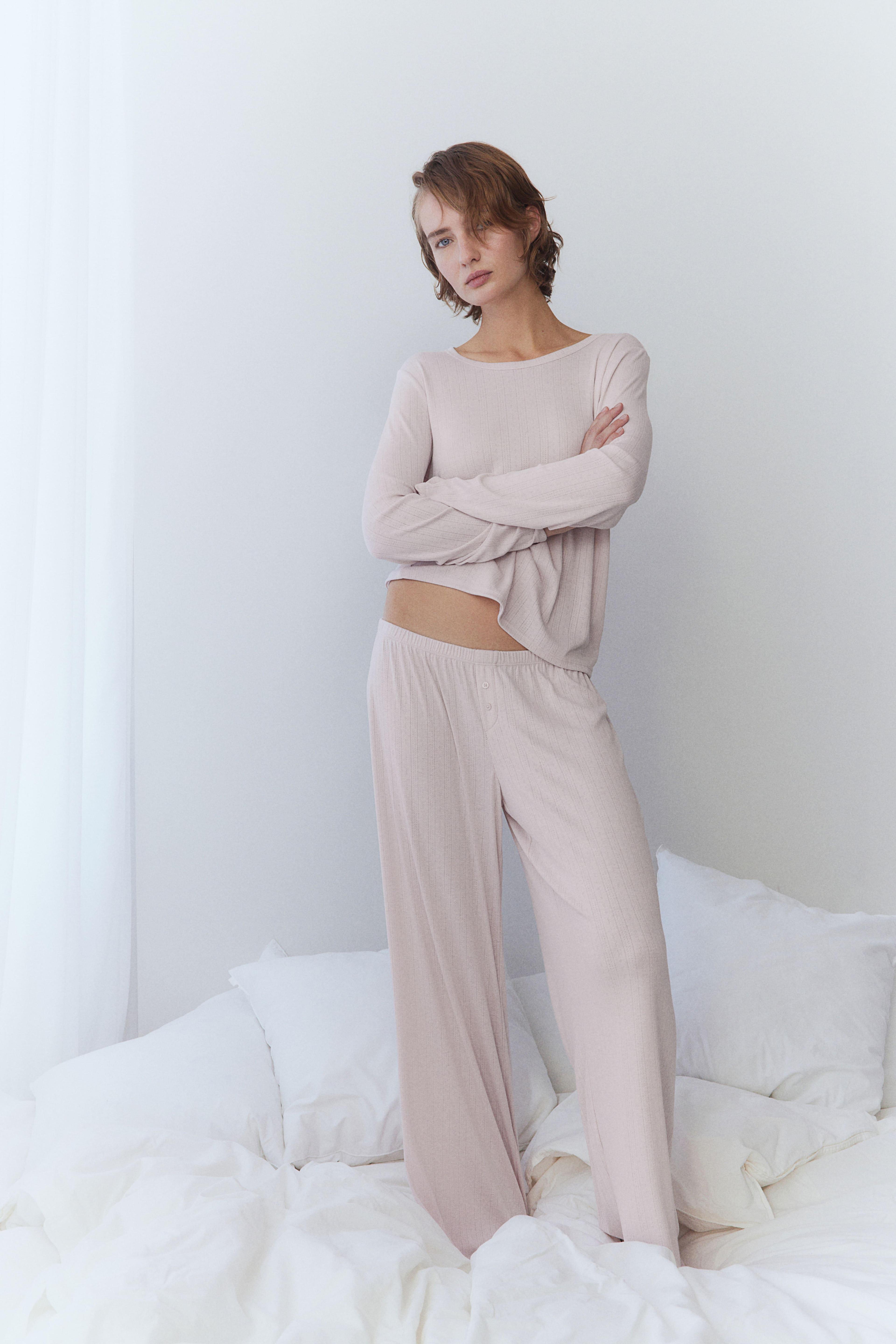 Pointelle Jersey Pajamas Product Image