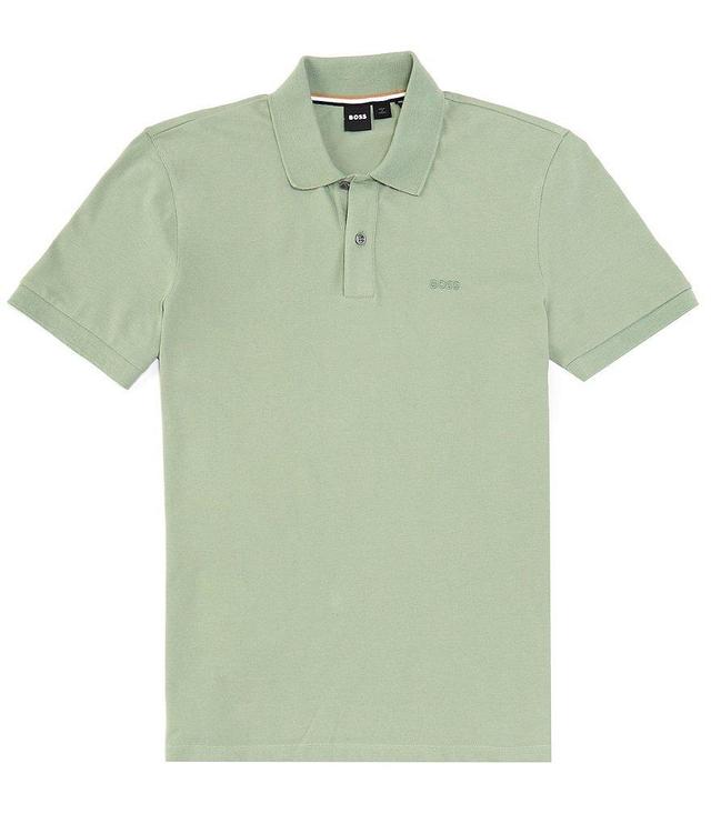 BOSS Pallas Pima Cotton Short Sleeve Polo Shirt Product Image