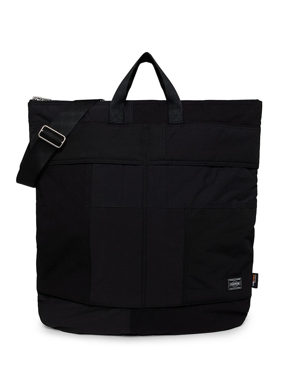 Mens Cordura Cotton-Nylon Patchwork Tote Bag Product Image