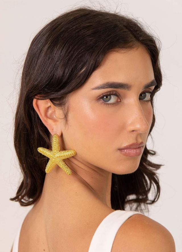 Geneve Starfish Earring - Gold Product Image