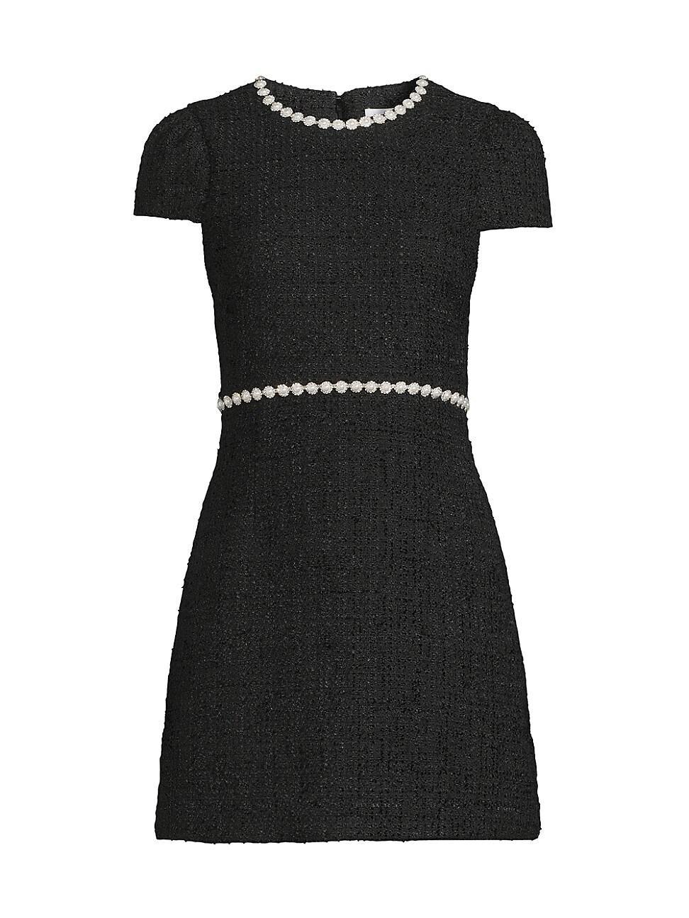 Womens Morley Tweed Pearl-Embellished Minidress Product Image