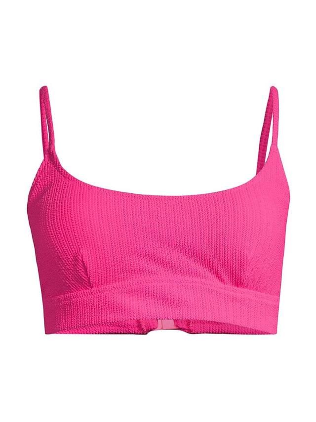 Womens Erika Textured Bikini Top Product Image