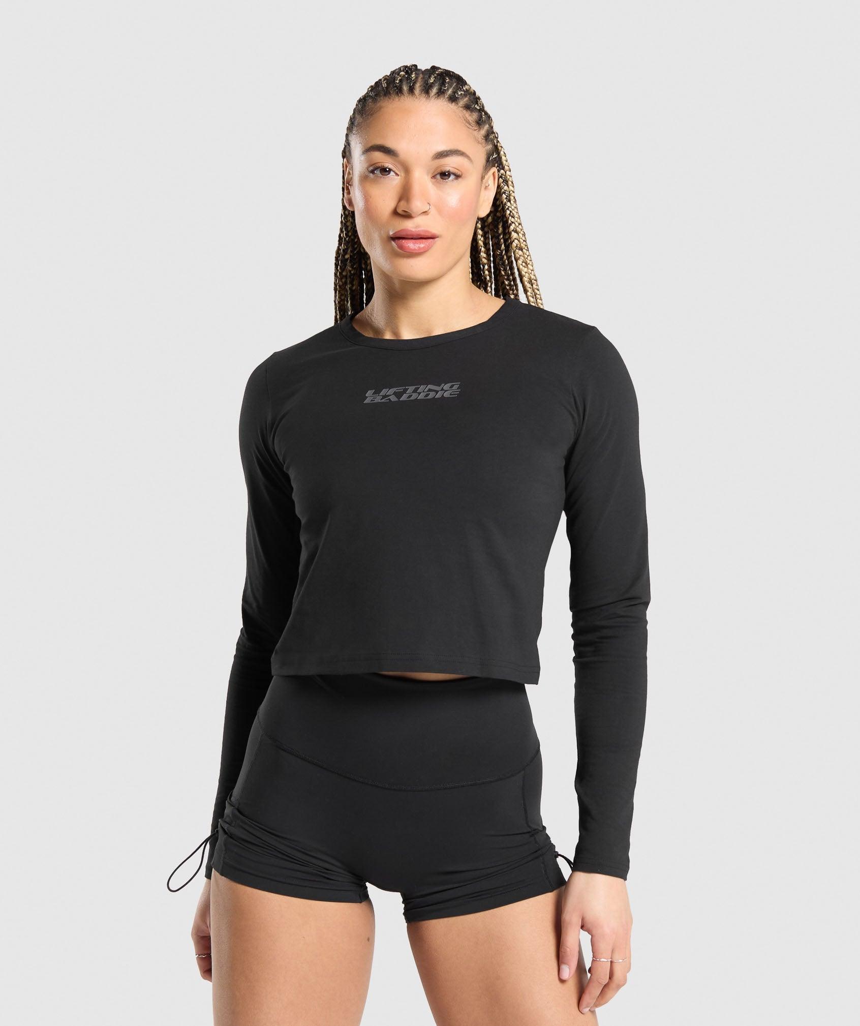 Lifting Baddie Midi Long Sleeve Top product image