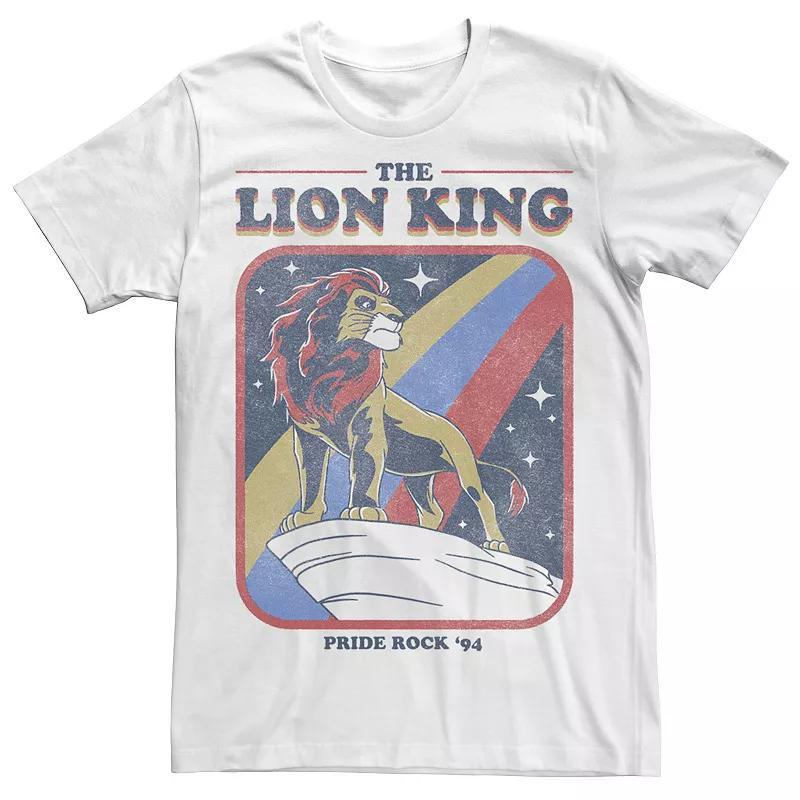 Disneys Lion King Vintage Simba Stripes Mens Graphic Tee Product Image