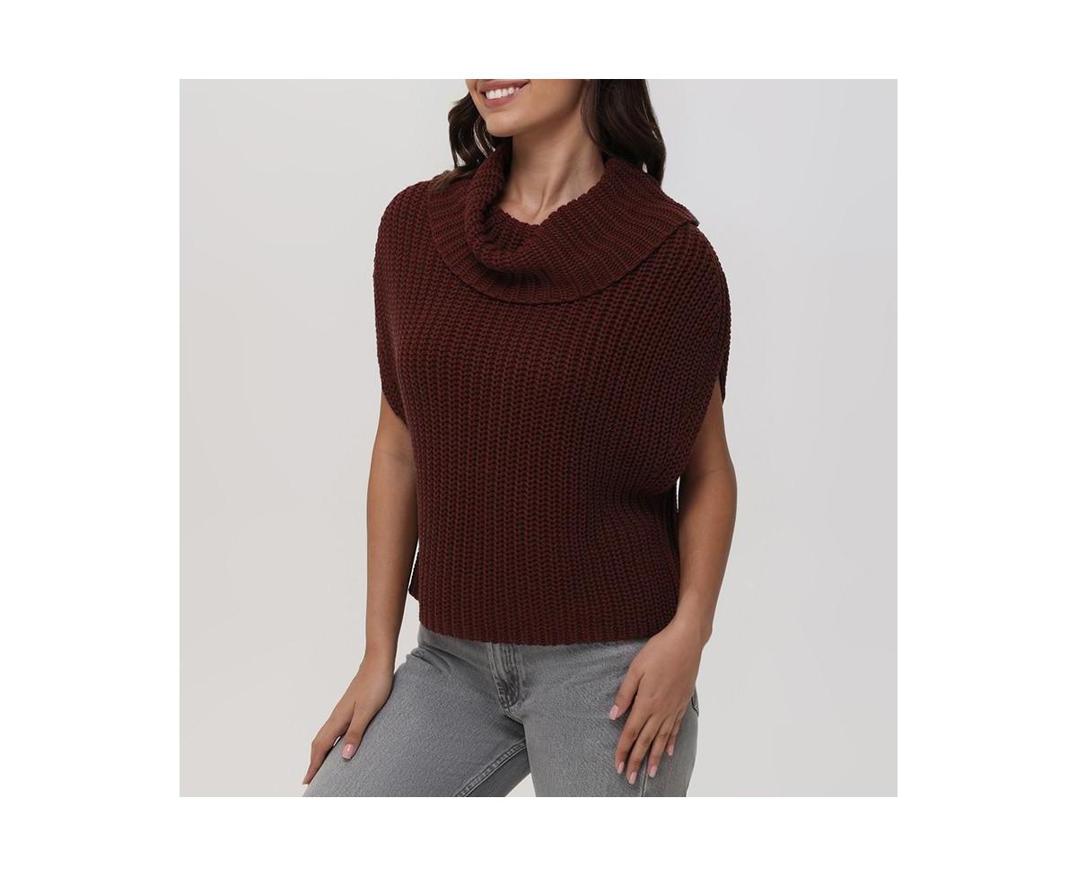 525 Womens Cate Sleeveless Turtleneck Sweater Product Image