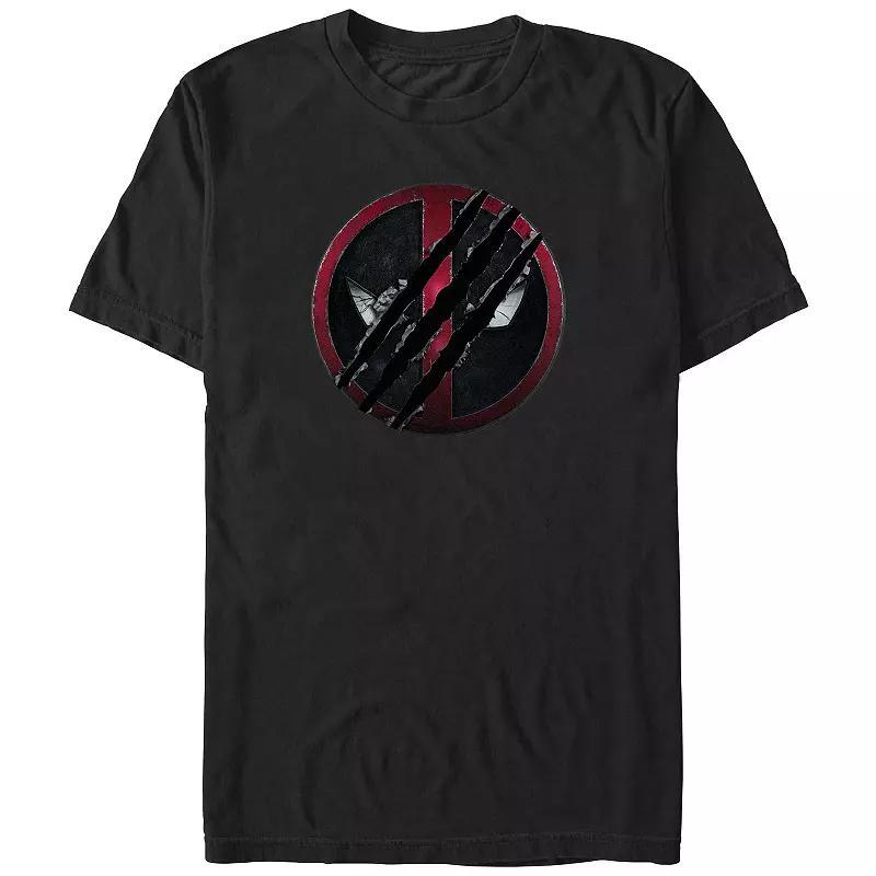 Big & Tall Marvel Deadpool & Wolverine Clawed Emblem Graphic Tee, Mens Product Image