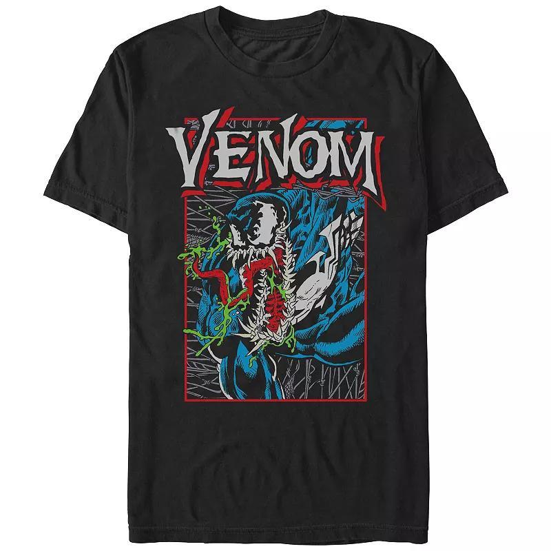 Mens Spider-Man Venom Evil Poster Graphic Tee Product Image