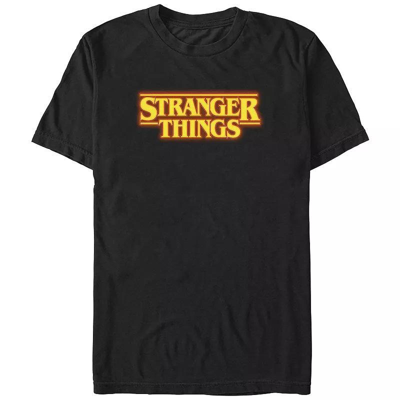 Mens Stranger Things Autumn Title Logo Graphic Tee Product Image