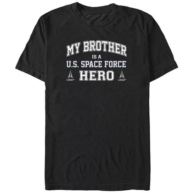 Mens My Brother Is A U.S. Space Force Hero Graphic Tee Product Image