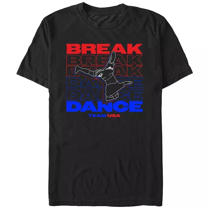 Mens Break Dance Team USA Graphic Tee Product Image