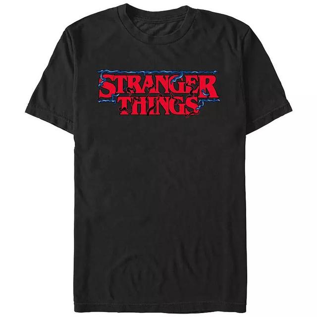 Mens Stranger Things Intertwined Logo Graphic Tee Product Image