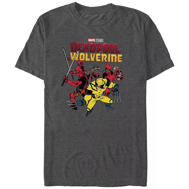 Mens Deadpool And Wolverine Logo Graphic Tee Product Image