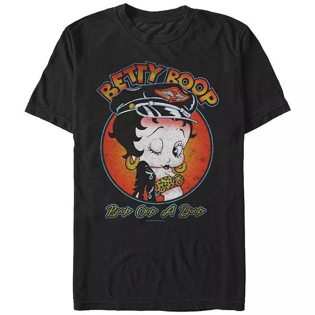 Mens Betty Boop Biker Chic Graphic Tee Product Image