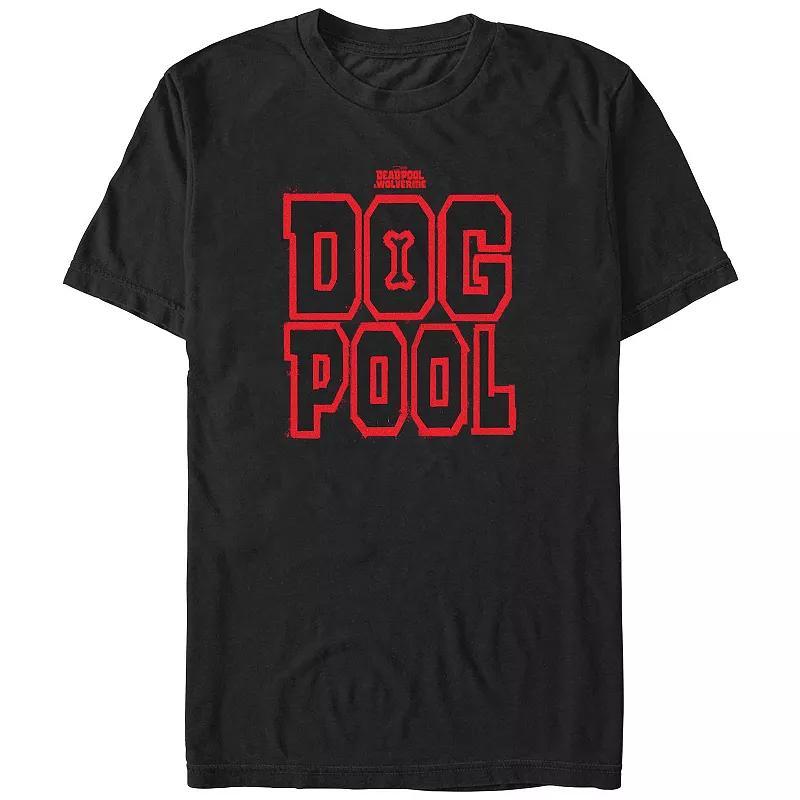 Big & Tall Marvel Deadpool & Wolverine Dogpool Poster Graphic Tee, Mens Product Image