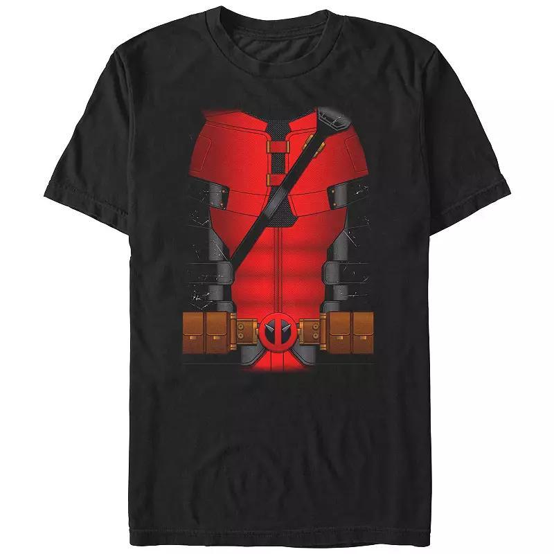 Big & Tall Marvel Deadpool Costume Graphic Tee, Mens Product Image