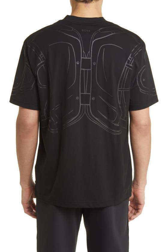 HUGO BOSS X Nfl Tackle Graphic T-shirt In Denver Broncos Black Product Image