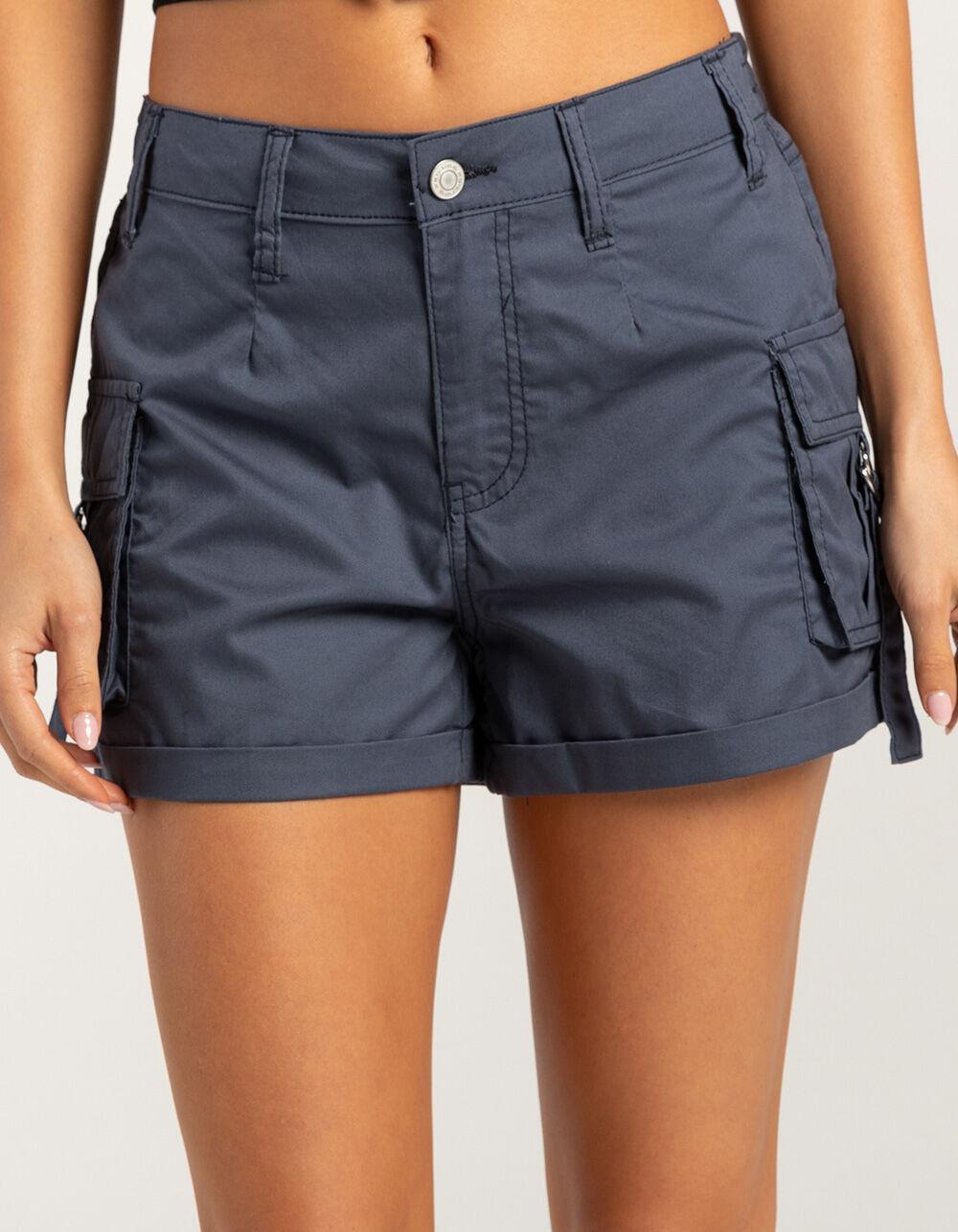 RSQ Womens Mid Rise Poplin Cargo Shorts Product Image