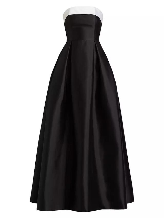 Louise Silk-Wool Strapless Gown Product Image