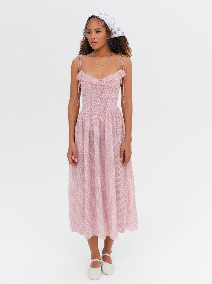 Maxine Midi Dress — Pink product image